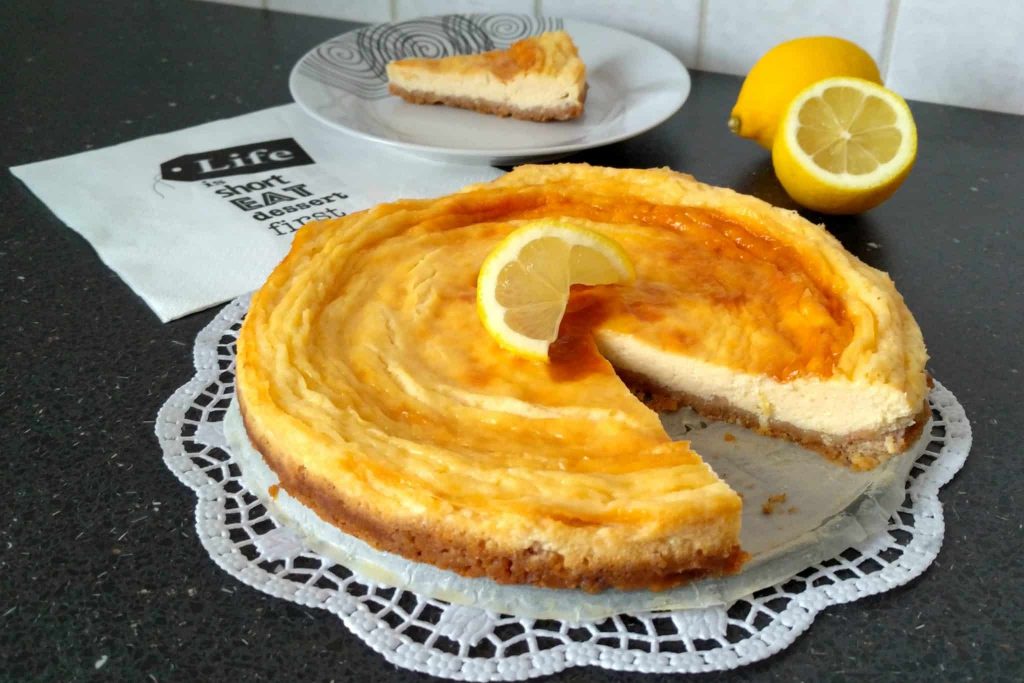 citronový cheesecake 1