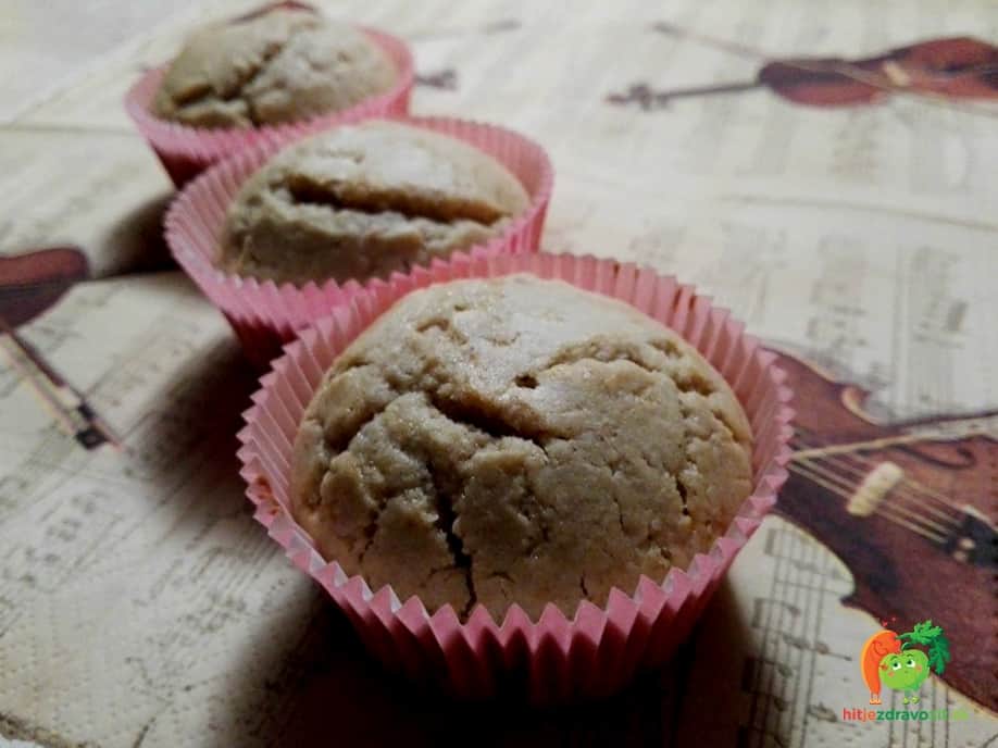 Vanilkové ryžové muffinky