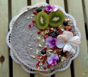 Čučoriedková raw torta