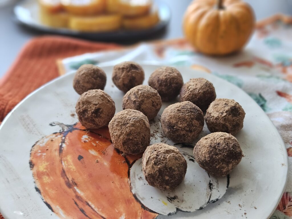 Tekvicové-čoko truffles