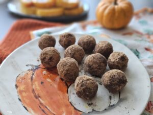 Tekvicové-čoko truffles