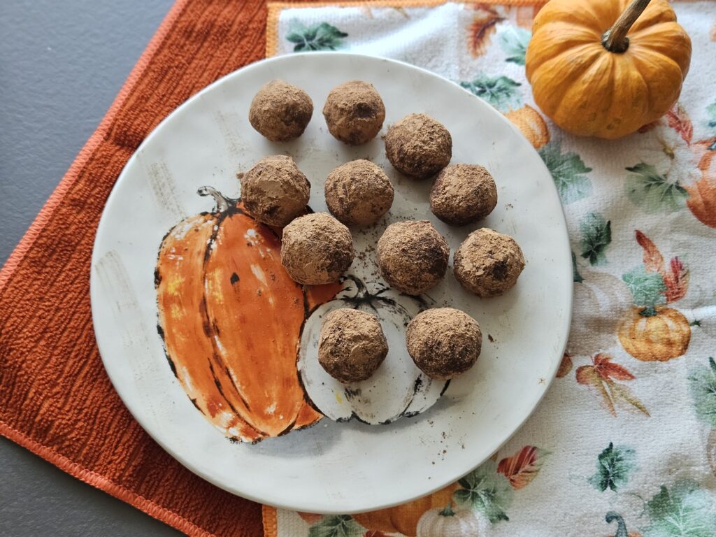 Tekvicové-čoko truffles